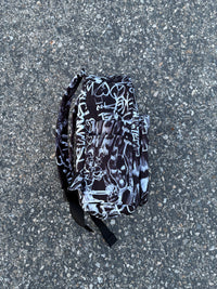 Black Graffiti Backpack