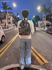 Black Graffiti Backpack