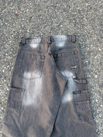 Faded Gray Carpenter Denim
