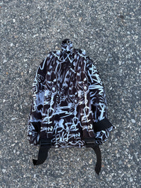Black Graffiti Backpack