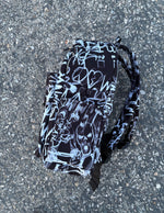 Black Graffiti Backpack