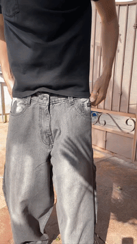 Faded Gray Carpenter Denim